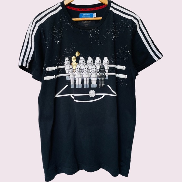 adidas x star wars Other - ADIDAS STAR WARS 3 Stripes Mens Short Sleeve T-shirt Size XL